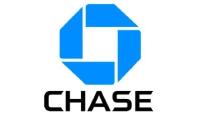 A chase bank logo with the word chase underneath it.